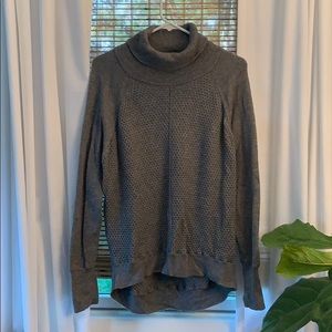 Grey, turtleneck sweater